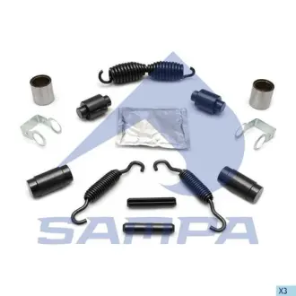 Ремонтний комплект гальмівної колодки SAMPA 085.511