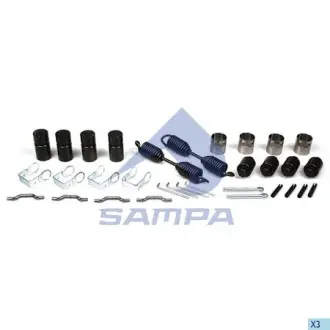Ремонтний комплект гальмівної колодки SAMPA 090.509