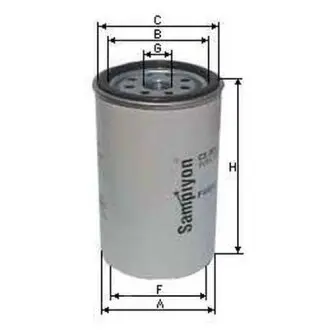 Fuel filter, Spin-On. Фильтр топливный, накручиваемый SAMPIYON FILTRE CS0169M