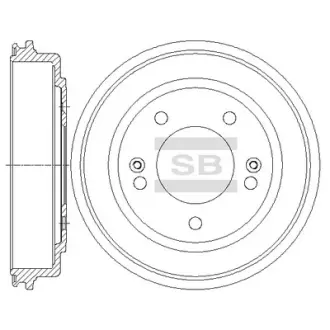 Гальмівний барабан SANGSIN SD1097