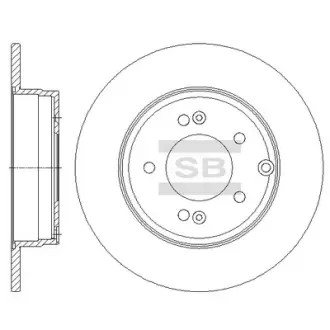 Диск гальмівний SANGSIN SD1099