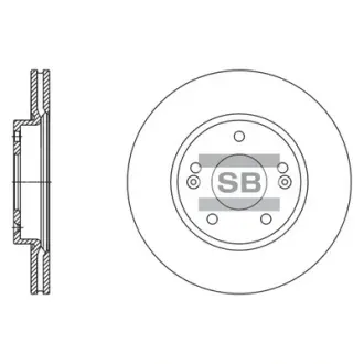 Диск гальмівний SANGSIN SD1135