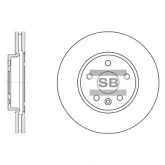 Гальмівний диск SANGSIN SD3031