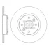 Диск гальмівний (кратно 2) передній Dacia Logan ABS (04-) (D=258.8mm) HI-Q SANGSIN SD3049 (фото 1)