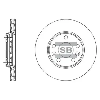 Гальмівний диск SANGSIN SD3060