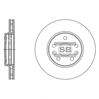 Гальмівний диск SANGSIN SD3062