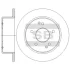 Диск тормозной (кратно 2) задний Ssangyong Korando C 2WD (11-) (D=262.0mm) SANGSIN SD3085 (фото 1)
