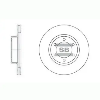Диск гальмівний SANGSIN SD4004