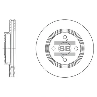 Гальмівний диск SANGSIN SD4006