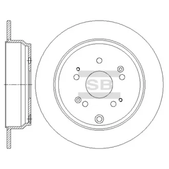 Диск гальмівний SANGSIN SD4119