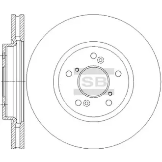 Диск гальмівний SANGSIN SD4126