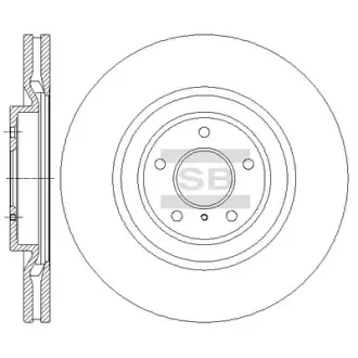 Гальмівний диск SANGSIN SD4228