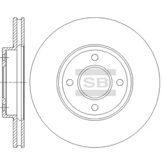 Диск гальмівний SANGSIN SD4235