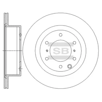 Гальмівний диск SANGSIN SD4248