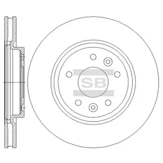 Диск тормозной SANGSIN SD4251