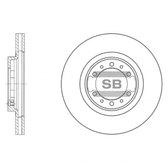 Гальмівний диск SANGSIN SD4305