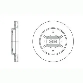 Гальмівний диск SANGSIN SD4306