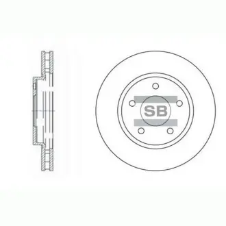 Диск гальмівний SANGSIN SD4315