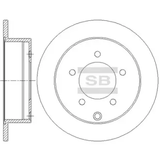 Диск гальмівний SANGSIN SD4333