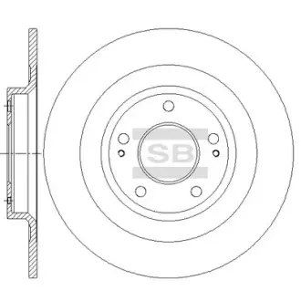 Диск гальмівний SANGSIN SD4344