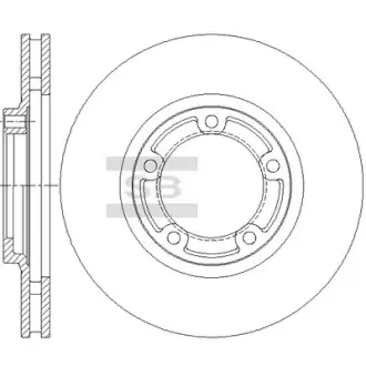 Диск гальмівний SANGSIN SD4351