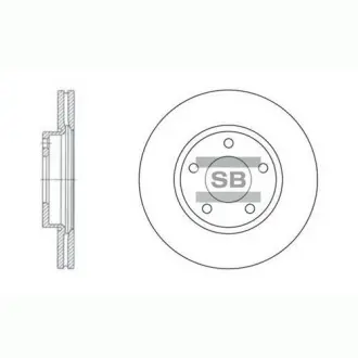 Гальмівний диск SANGSIN SD4401