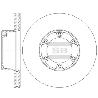 Диск тормозной SANGSIN SD4411