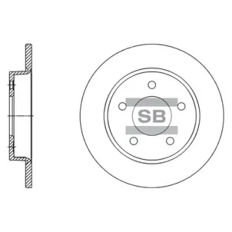 Гальмівний диск SANGSIN SD4419