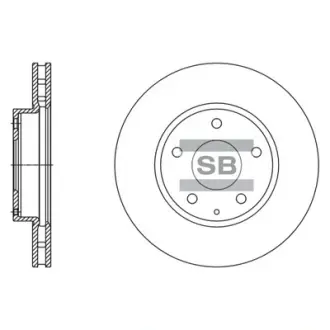 Диск гальмівний SANGSIN SD4421