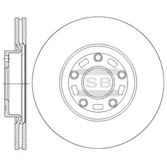 Диск гальмівний SANGSIN SD4428