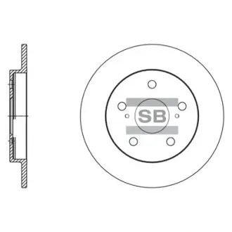 Диск гальмівний SANGSIN SD4616