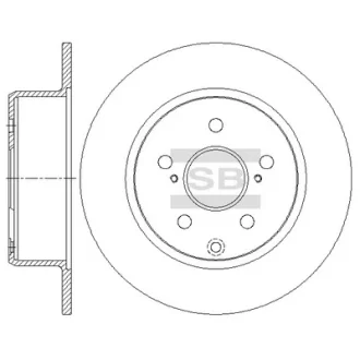 Диск тормозной SANGSIN SD4687