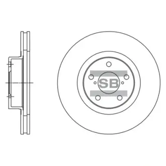 Гальмівний диск SANGSIN SD4702