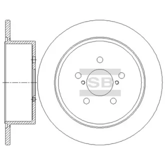 Гальмівний диск SANGSIN SD4705