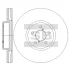 Диск гальмівний (кратно 2) передній (вентильований) Subaru Forester (13-) (D=315.8mm) HI-Q SANGSIN SD4714 (фото 1)