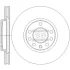 Диск гальмівний (кратно 2) передній (вентильований) Opel Astra G, H (D=279.8mm) HI-Q SANGSIN SD5110 (фото 1)