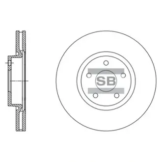 Гальмівний диск SANGSIN SD5304