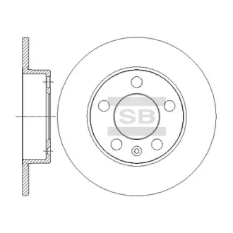 гальмівний диск SANGSIN SD5402