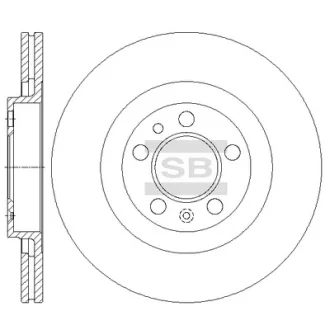 Гальмівний диск SANGSIN SD5403