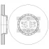 Диск тормозной (кратно 2) передний (вентилируемый) Volvo XC60 (08-) (D=328.0mm) SANGSIN SD6108 (фото 1)