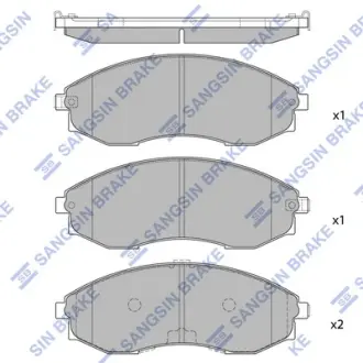 Колодки тормозные SANGSIN SP1081