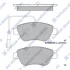 Колодки тормозные передние Citroen Nemo (10-), Fiat Linea (323) (07-), Peugeot B SANGSIN SP1201B (фото 1)