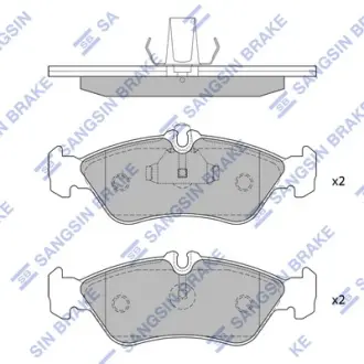 Гальмiвнi колодки кт. SANGSIN SP1274A
