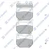 Колодки тормозные задние Subaru Impreza (06-) SANGSIN SP1487 (фото 1)