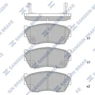 Колодки дискового тормоза SANGSIN SP1489