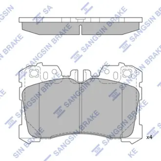 Колодки дискового тормоза SANGSIN SP1496