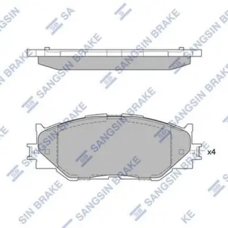 Колодки дискового тормоза SANGSIN SP1543