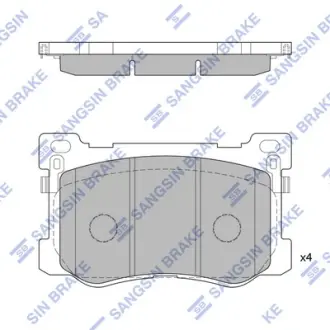 Колодки дискового тормоза SANGSIN SP1547