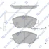 Колодки тормозные передние Fiat Liana (07-), Punto (05-), Fiat 500 (08-) SANGSIN SP1746 (фото 1)