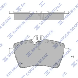 Колодки гальмівні передні MB A-CLASS (W169) (04-), B-CLASS (W245) (05-) HI-Q SANGSIN SP1749